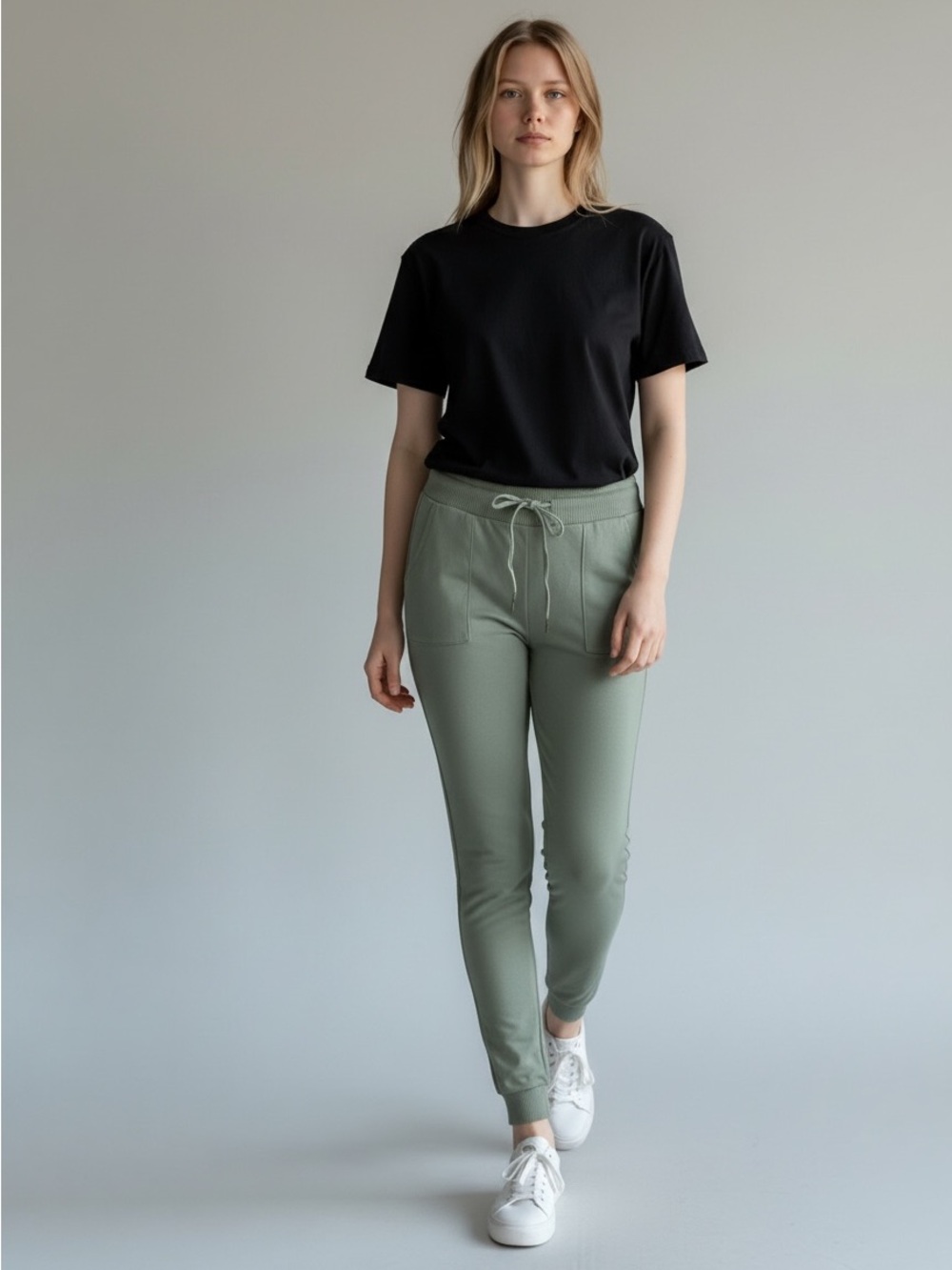Honeydew Intimates Olive Green Knit Jogger Pajamas